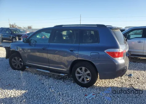 2012 Toyota Highlander Base from USA, damaged, VIN 5TDZA3EH1CS021526